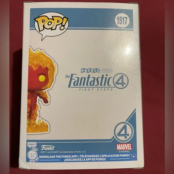 Funko Human Torch Pop! Red and Yellow Figure - Picture 3 of 6